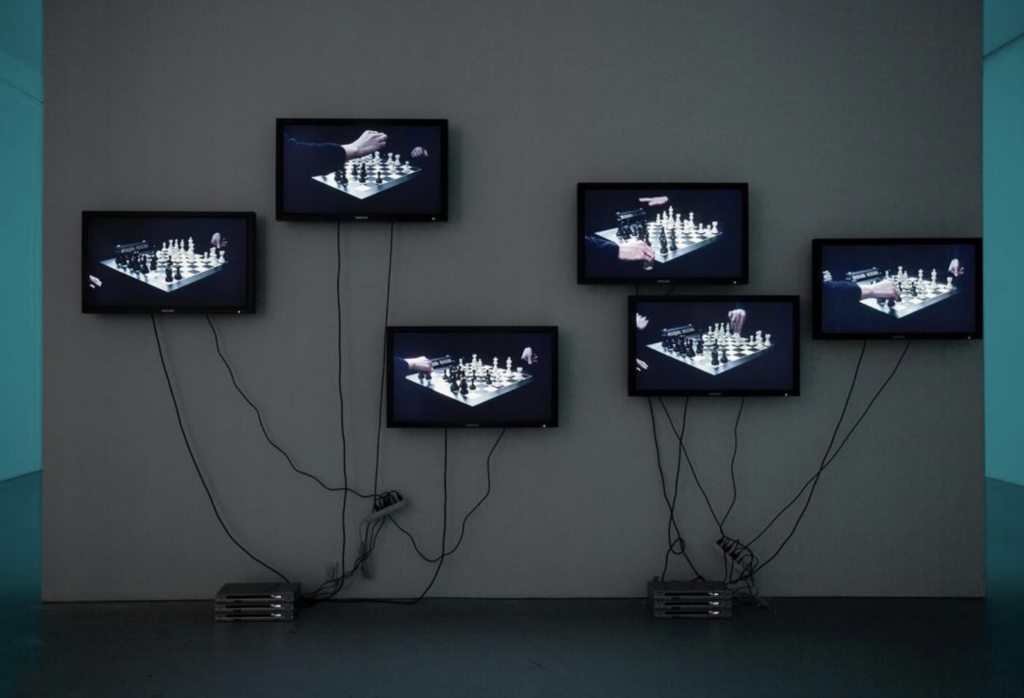 Diana Thater’s ‘Blitz’ (2008) in ‘Desire, Knowledge, and Hope (with Smog)’ at The Broad, Los Angeles, US